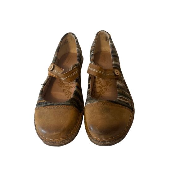 Aetrex Janine Sweater Leather Mary Jane Size US 7.5. EU 38 - Picture 2 of 10